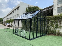 EXTRA STRONG glass greenhouse 14x10FT HX98135